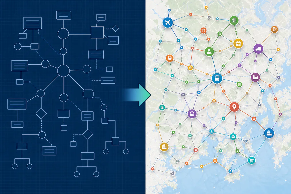 知识本体定义框架，知识图谱承载真实业务关系